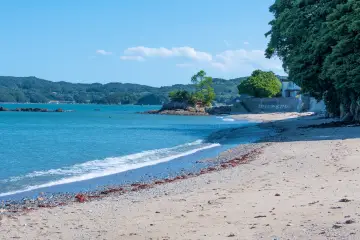 画像:安楽島海水浴場 浜辺